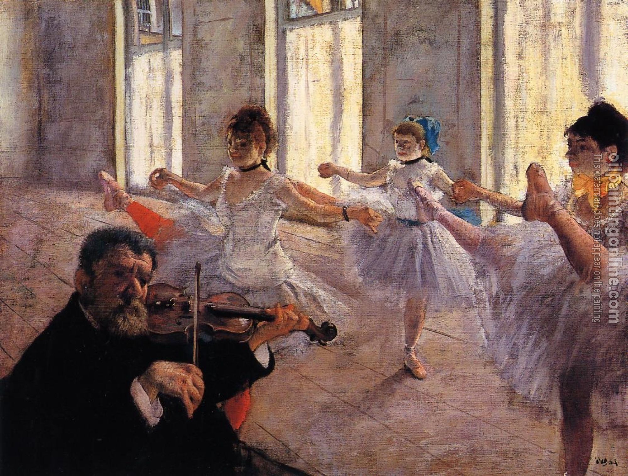 Degas, Edgar - Rehearsal